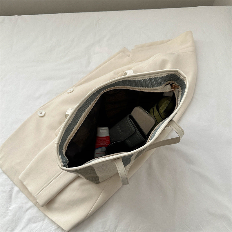 New Large Capacity Women's Commuter Canvas Bag