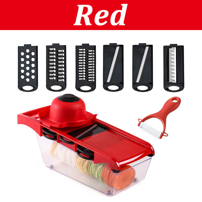 Multifunctional Vegetable Cutter Home Kitchen Slicing And Dicing Fruit Artifact -   - anassiri.com