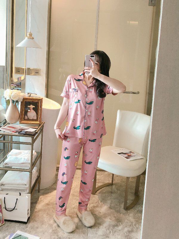 LAPEL SUIT pajamas home wear