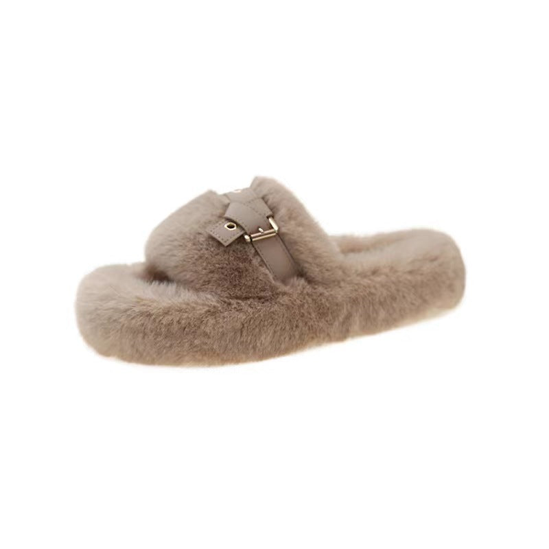 Fluffy Slippers Women's -   - anassiri.com