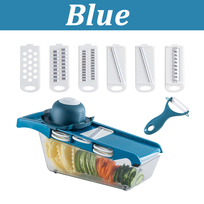 Multifunctional Vegetable Cutter Home Kitchen Slicing And Dicing Fruit Artifact -   - anassiri.com