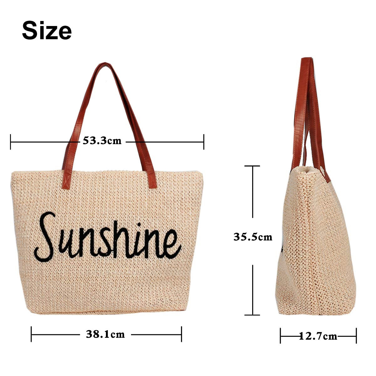 Women's Outdoor Popular Straw Beach Bag