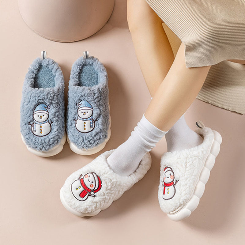 Cute Snowman Slippers -   - anassiri.com