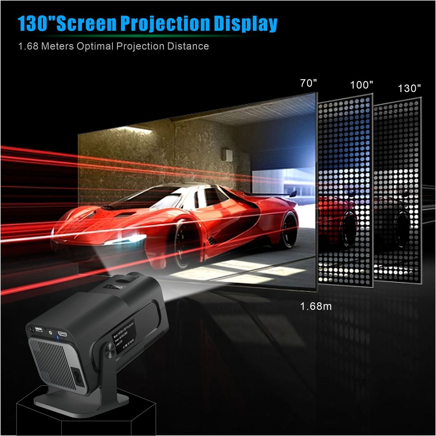 HY320 Android Smart Projector 1080p anassiri.com