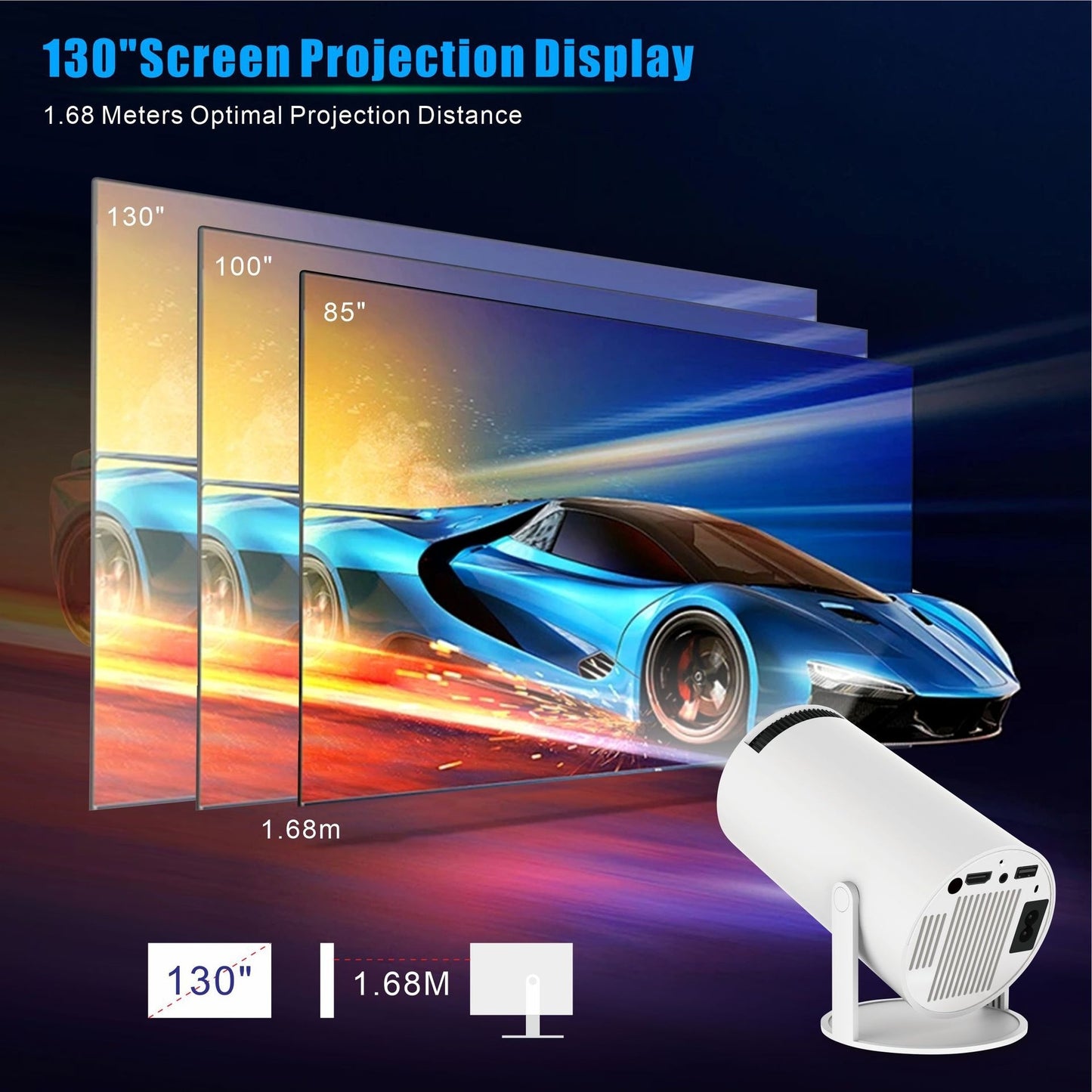 Hy300 HD Projector - for Your Home Cinema