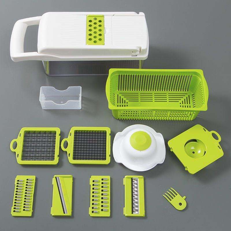 Multifunctional Vegetable Cutter Home Kitchen Slicing And Dicing Fruit Artifact -   - anassiri.com