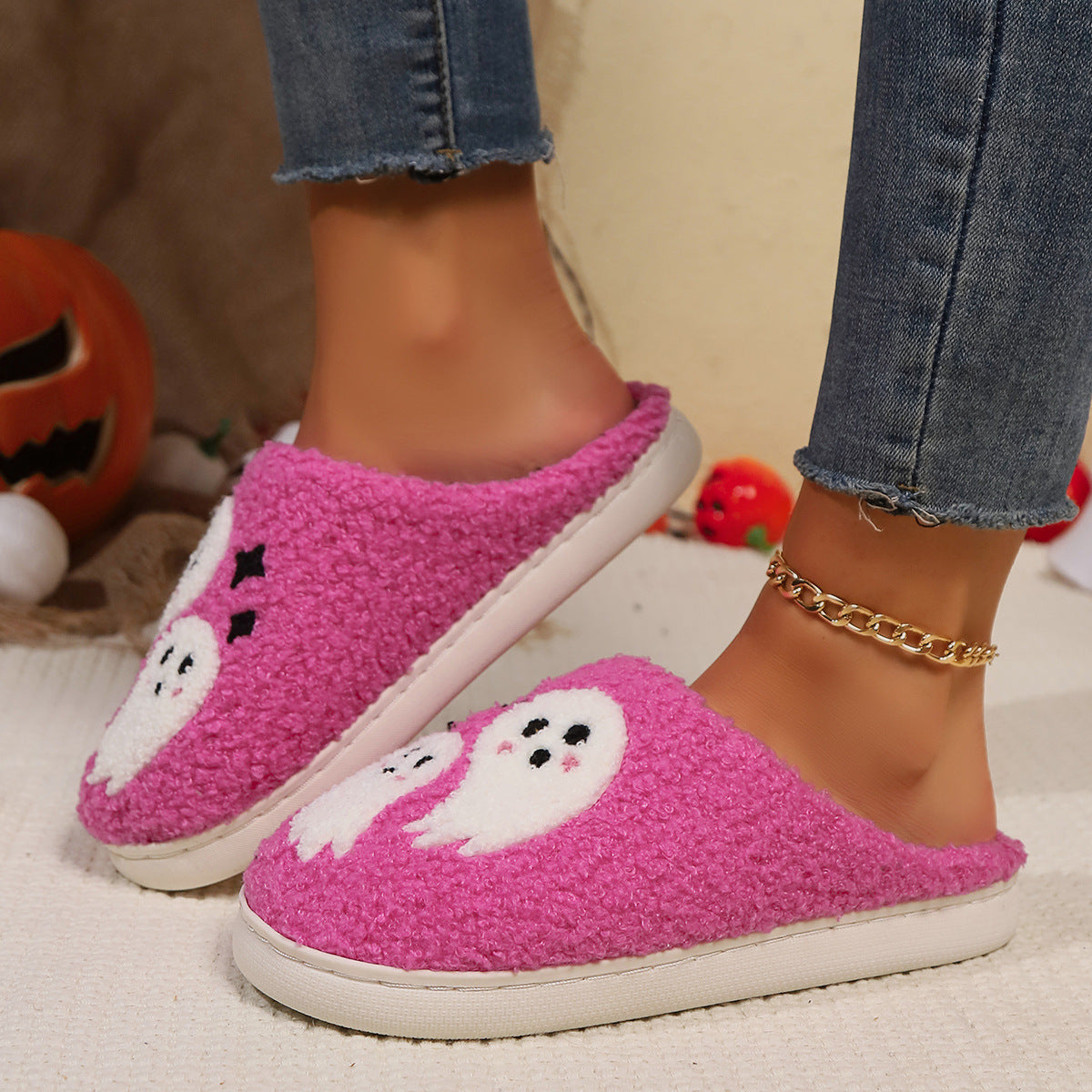 Cozy Ghost Slippers -   - anassiri.com