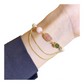 Women's Natural Freshwater Pearl Strawberry Crystal Bracelet -   - anassiri.com