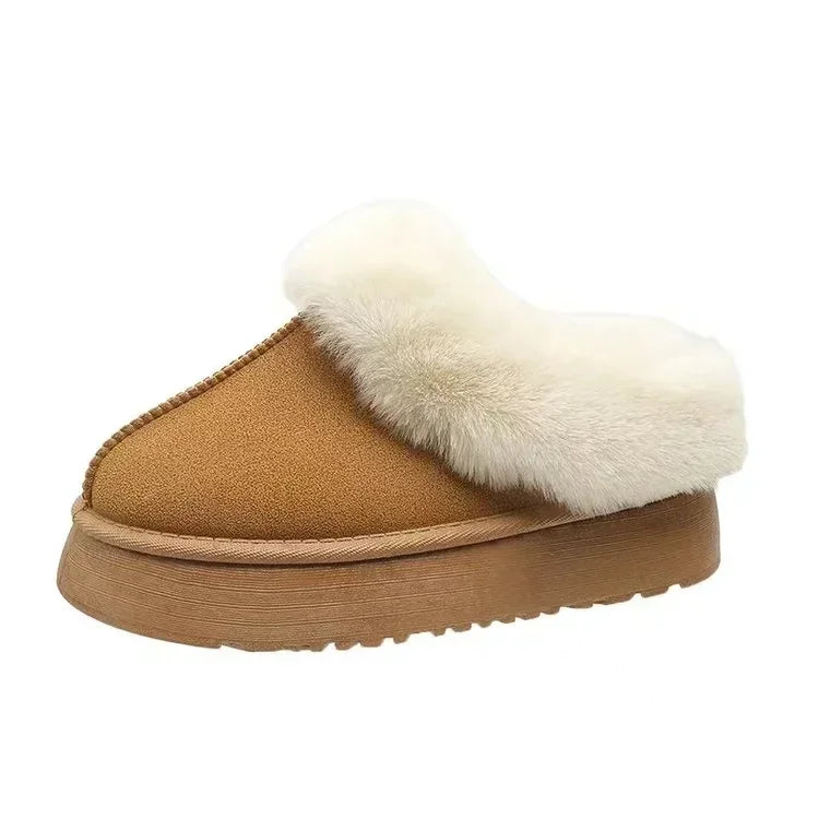 Sheepskin Fur Slippers -   - anassiri.com