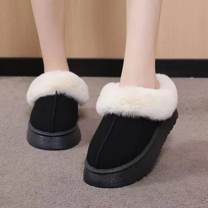 Sheepskin Fur Slippers Fashion Female Winter Women Warm Indoor Slippers Top Quality Soft Wool Lady Home Shoes