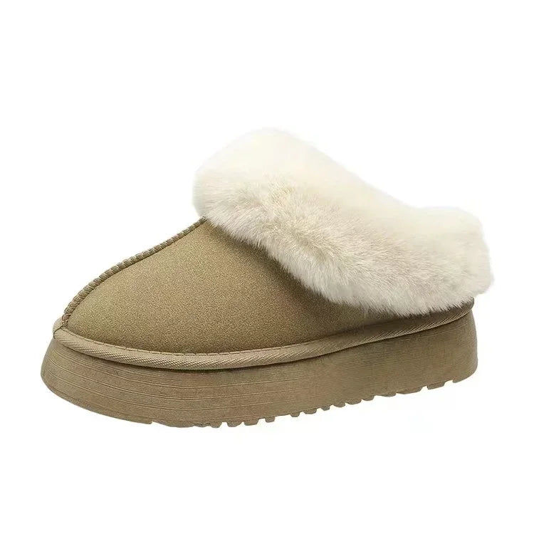 Sheepskin Fur Slippers -   - anassiri.com