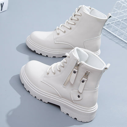 Winter Cotton Shoes New All-match Autumn And Winter Women's Shoes Ankle Boots