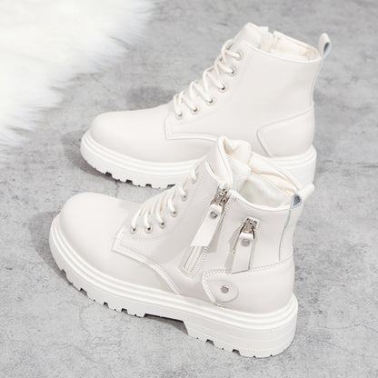 Winter Cotton Shoes New All-match Autumn And Winter Women's Shoes Ankle Boots