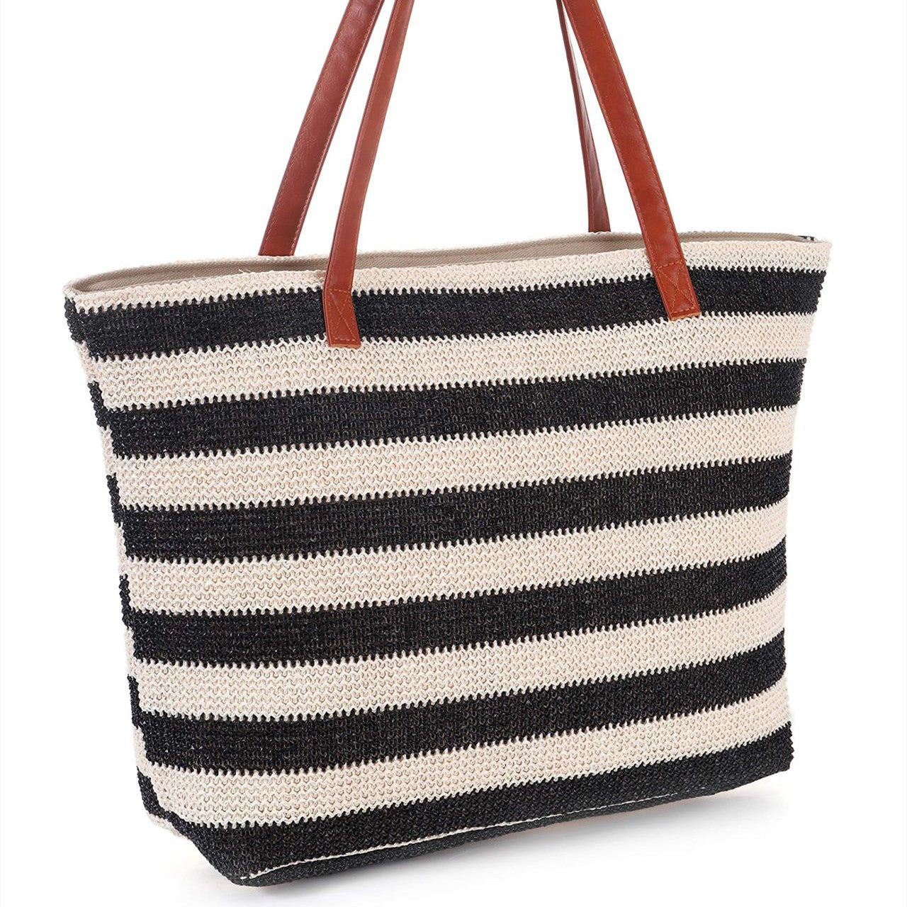 Women's Outdoor Popular Straw Beach Bag -   - anassiri.com