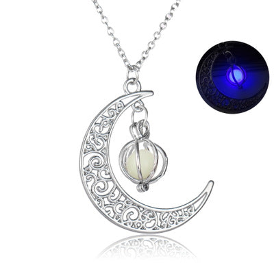 Fashion Moon Natural Glowing Stone .......