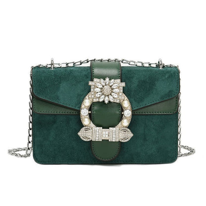 Matte Chain Shoulder Crossbody Bag