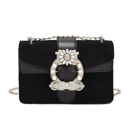 Matte Chain Shoulder Crossbody Bag