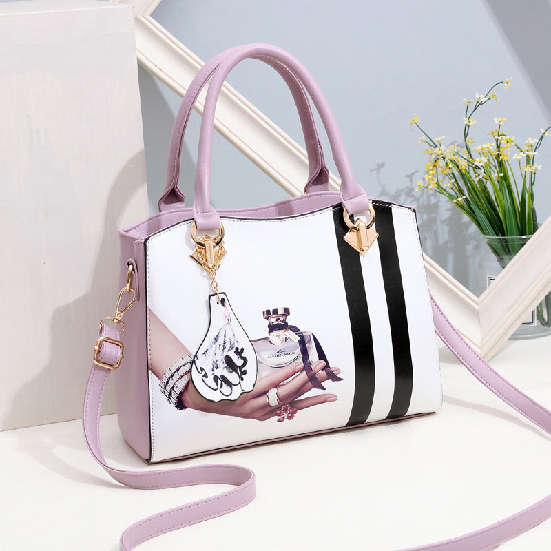 New female Korean style stereotyped sweet fashion handbag