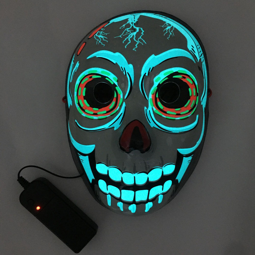 LED Mask Luminous Glowing Halloween