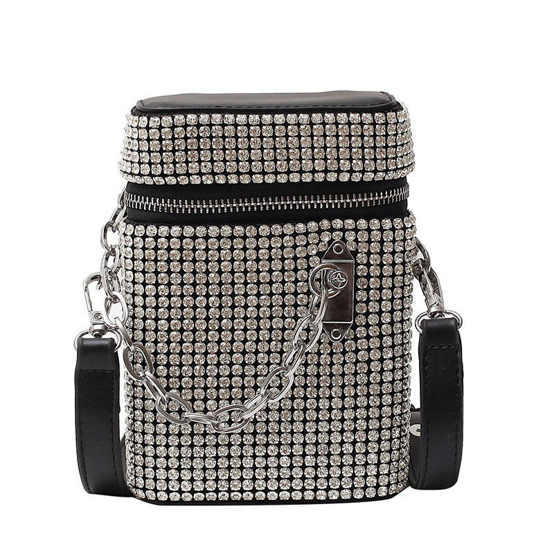 Personalized Rhinestone Shiny All-Match Messenger Bag