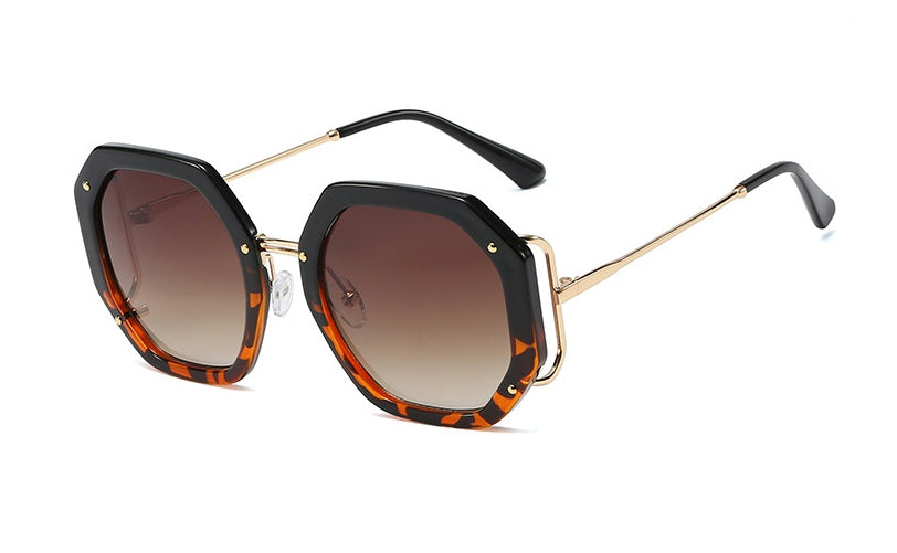 Fashion polygon sunglasses women -   - anassiri.com