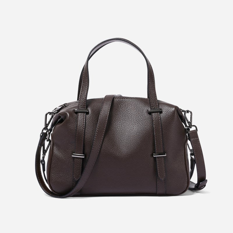 Leather shoulder messenger bag -  WOMEN BAGS - anassiri.com