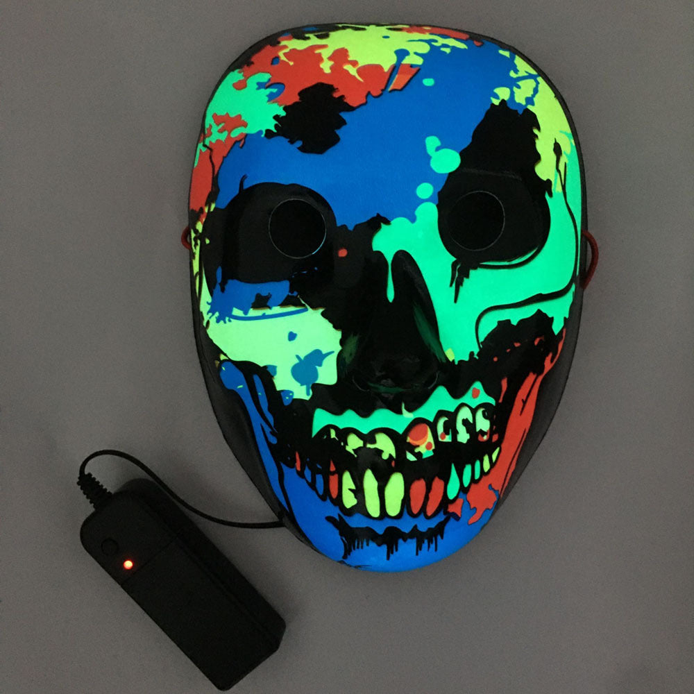 LED Mask Luminous Glowing Halloween