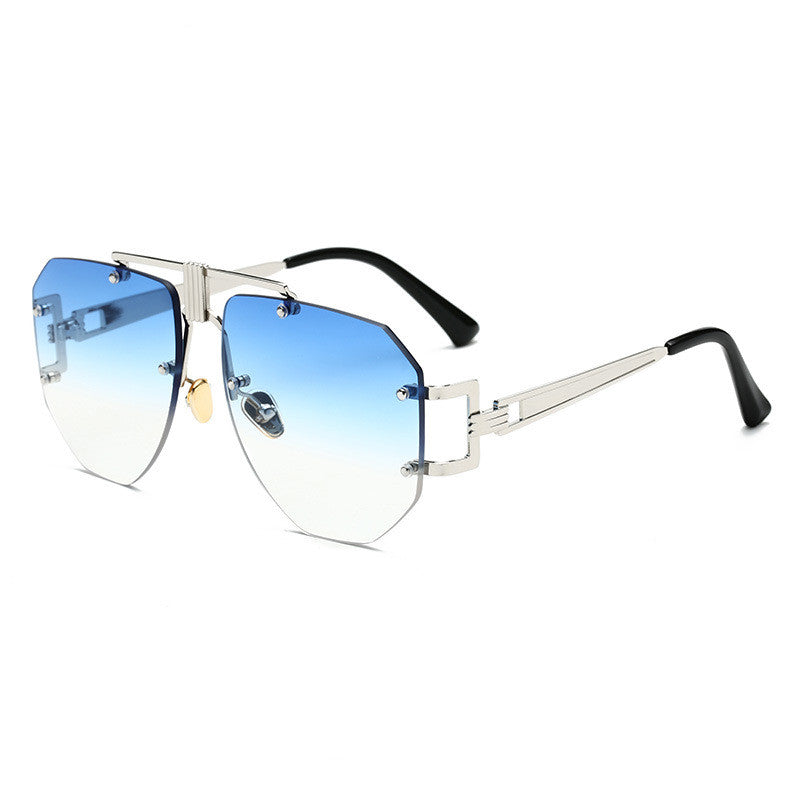 Metal frameless sunglasses women sunglasses -   - anassiri.com