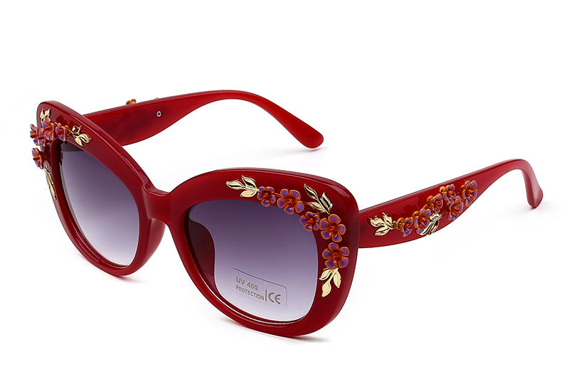 Women Sunglasses Flower -   - anassiri.com