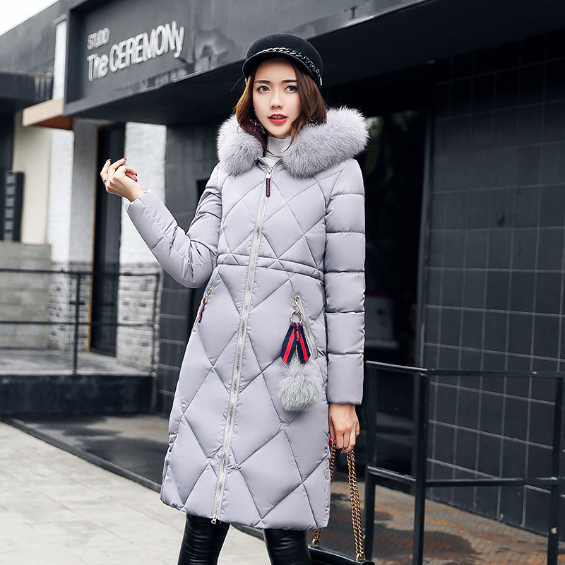 Long hooded padded down coat coat women -  Jacket Women - anassiri.com