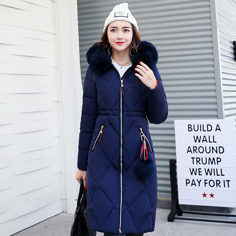 Long hooded padded down coat coat women -  Jacket Women - anassiri.com