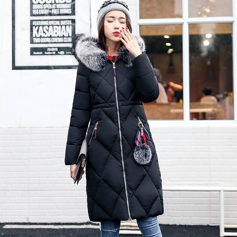 Long hooded padded down coat coat women -  Jacket Women - anassiri.com