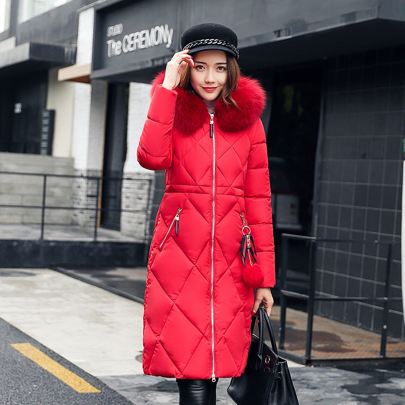 Long hooded padded down coat coat women -  Jacket Women - anassiri.com