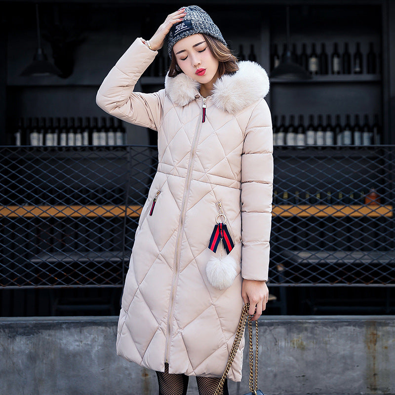 Long hooded padded down coat coat women -  Jacket Women - anassiri.com