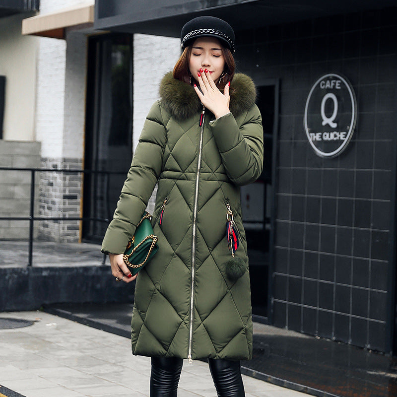 Long hooded padded down coat coat women -  Jacket Women - anassiri.com