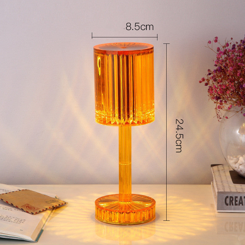 New Crystal Table Lamp Hotel Decoration Diamond Romantic Warm Led For Home Decor Romantic Gift Night Light -  Decoration - anassiri.com