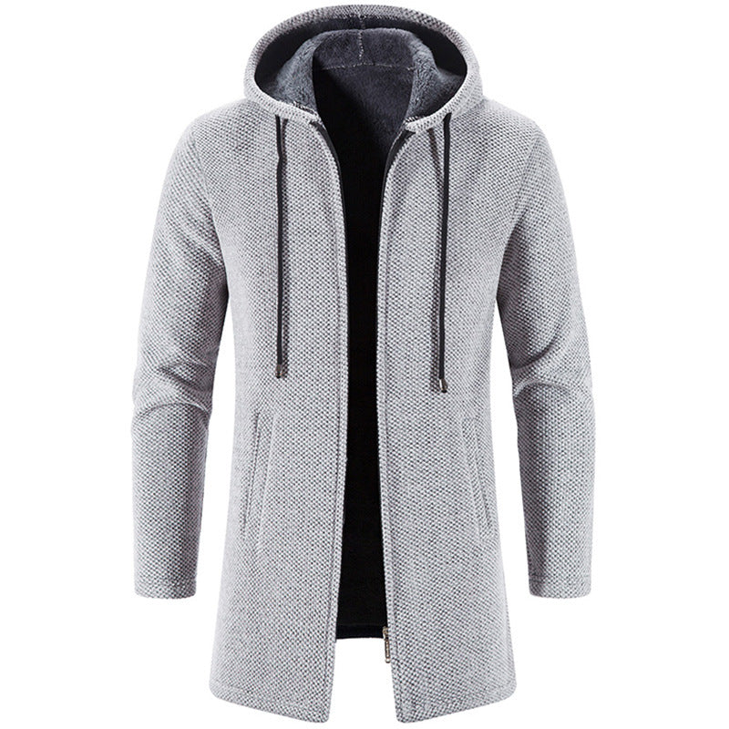 Plus Fleece Trend And Handsome All-match Cardigan For Men -  Montant hommes - anassiri.com