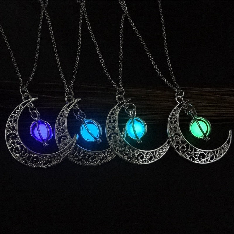 Fashion Moon Natural Glowing Stone ....... -   - anassiri.com