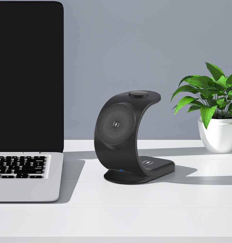 Vertical Three-in-one Magnetic Wireless Charger -   - anassiri.com