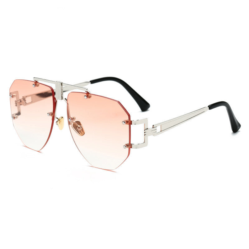 Metal frameless sunglasses women sunglasses -   - anassiri.com