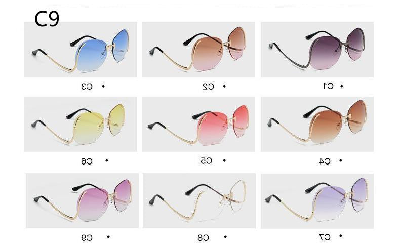 Ladies Round Sunglasse Glasses Women