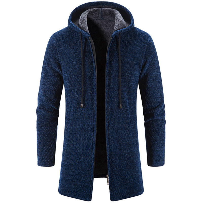 Plus Fleece Trend And Handsome All-match Cardigan For Men -  Montant hommes - anassiri.com