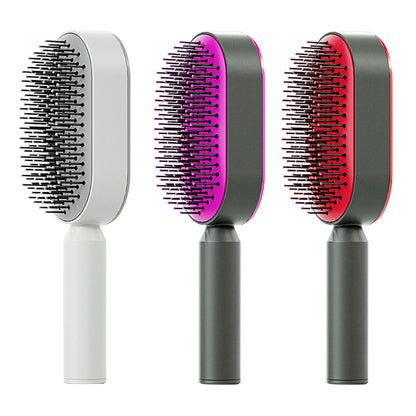 Self Cleaning Hair Brush For Women