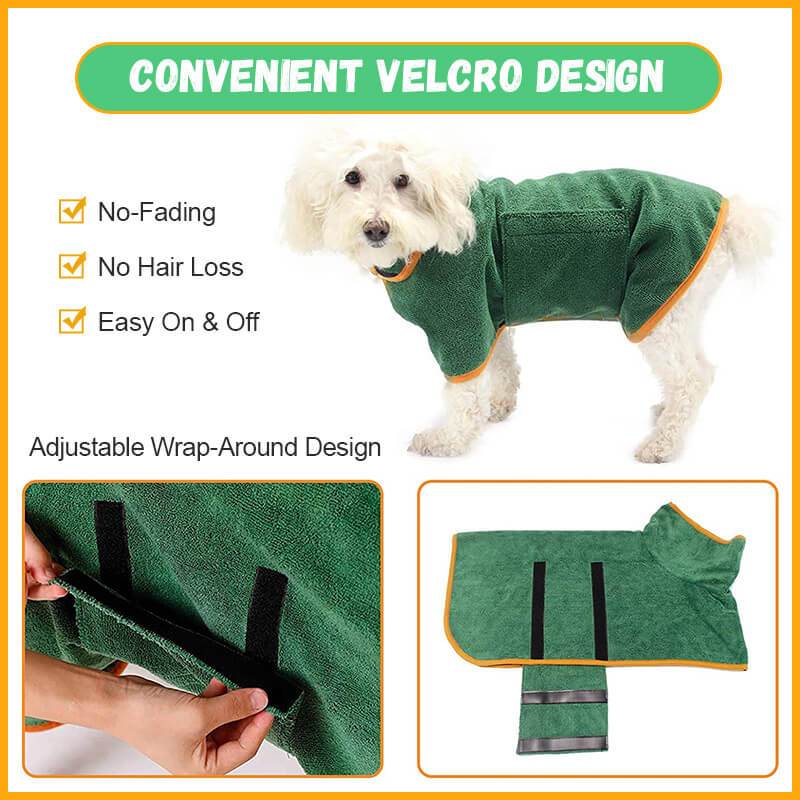 Serviette absorbante pour chien