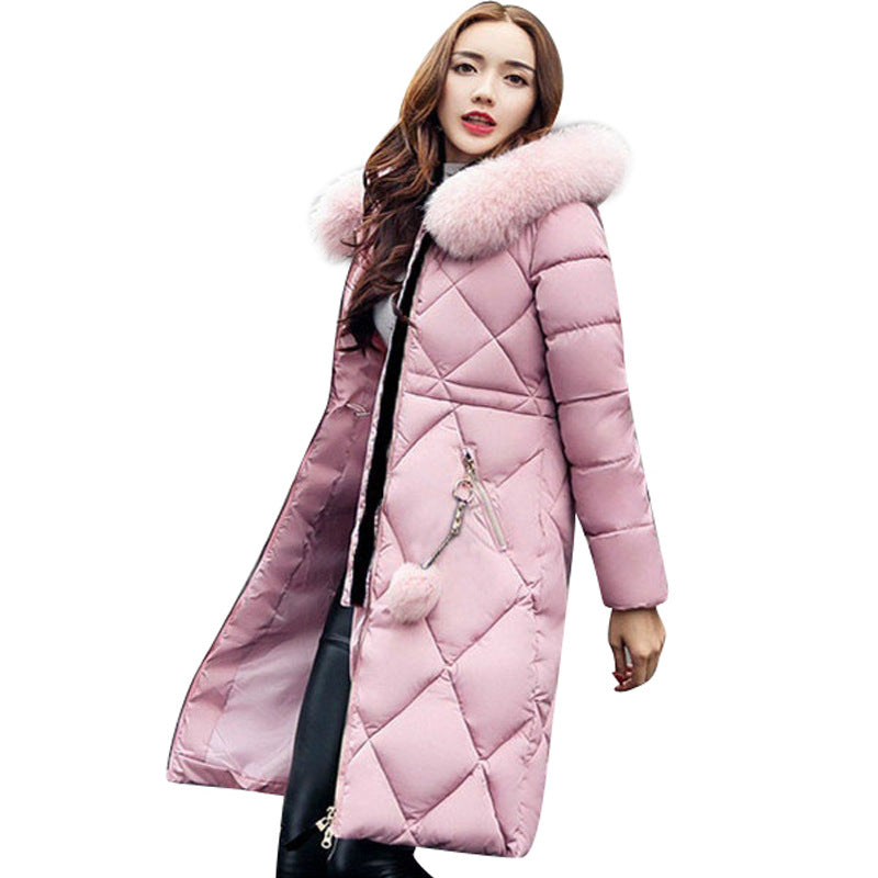 Long hooded padded down coat coat women -  Jacket Women - anassiri.com