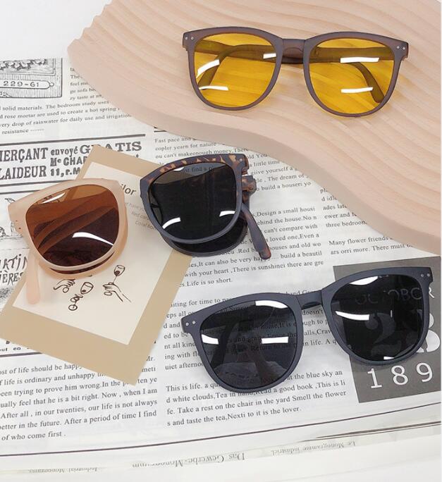 Trendy Foldable Sunglasses For Women TR Polarized Folding Sun Glasses