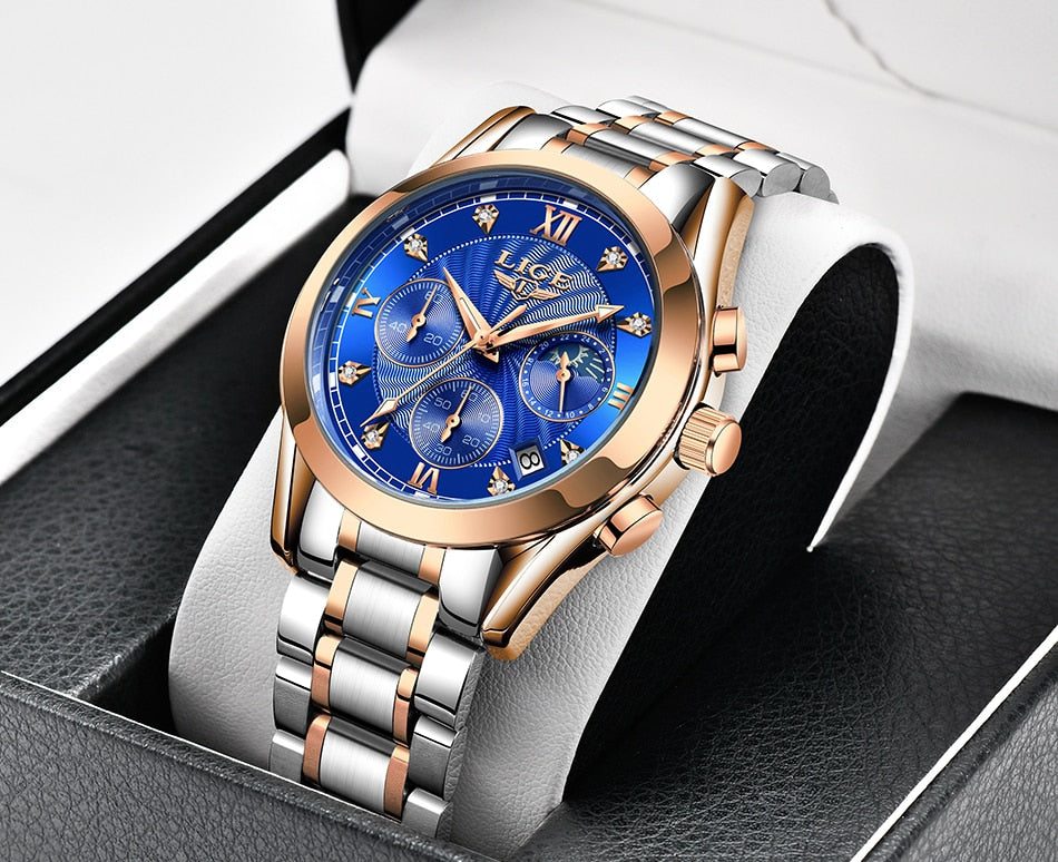 LIGE Fashion Women Watches -   - anassiri.com