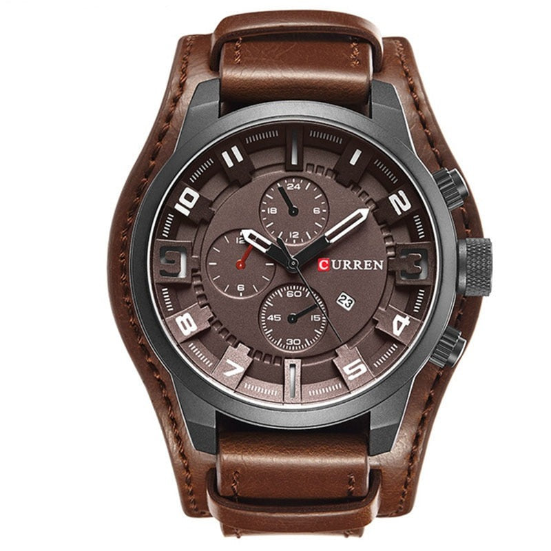 Luxury Brand CURREN Mens Watches Military Sports -   - anassiri.com