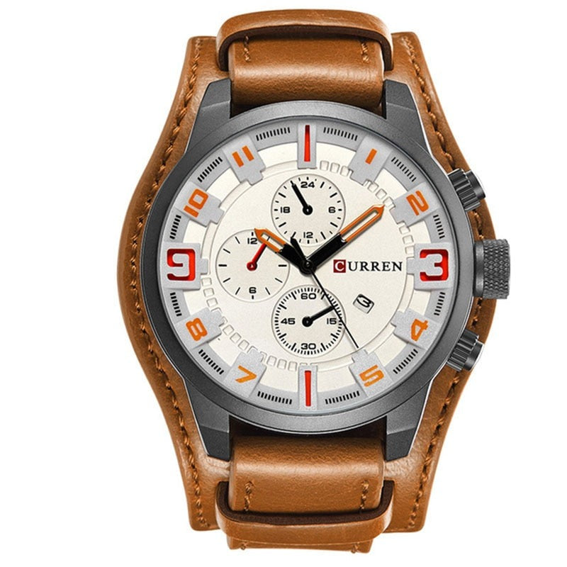 Luxury Brand CURREN Mens Watches Military Sports -   - anassiri.com