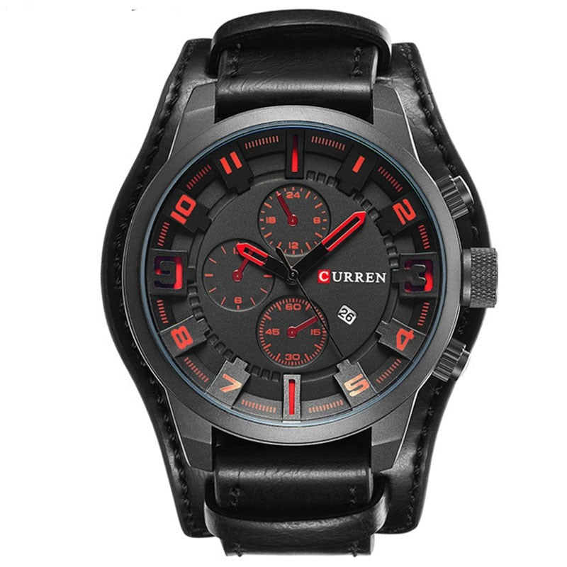 Luxury Brand CURREN Mens Watches Military Sports